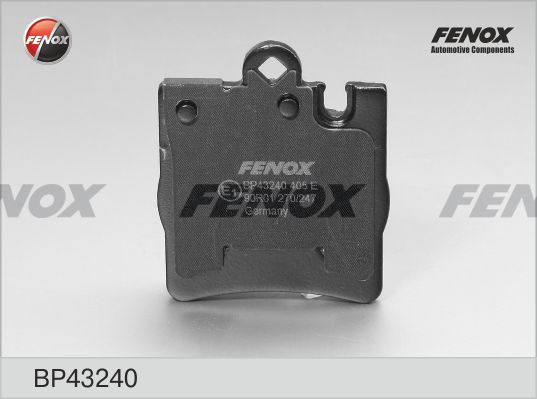 FENOX stabdžių trinkelių rinkinys, diskinis stabdys BP43240
