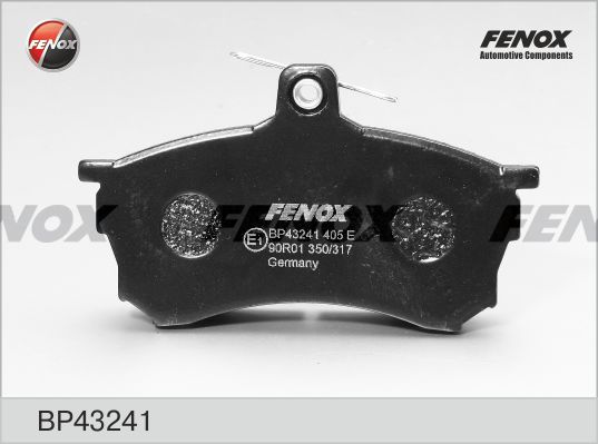 FENOX stabdžių trinkelių rinkinys, diskinis stabdys BP43241