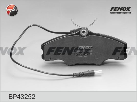 FENOX stabdžių trinkelių rinkinys, diskinis stabdys BP43252