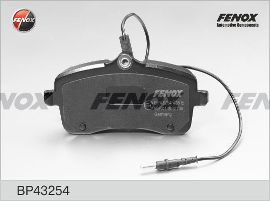 FENOX stabdžių trinkelių rinkinys, diskinis stabdys BP43254