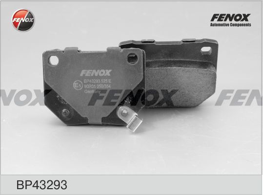FENOX stabdžių trinkelių rinkinys, diskinis stabdys BP43293