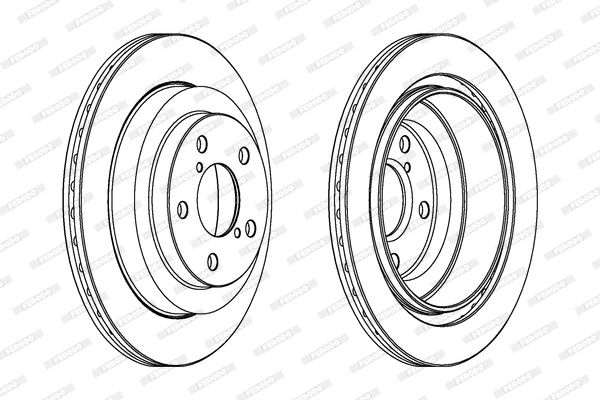FERODO Тормозной диск DDF680