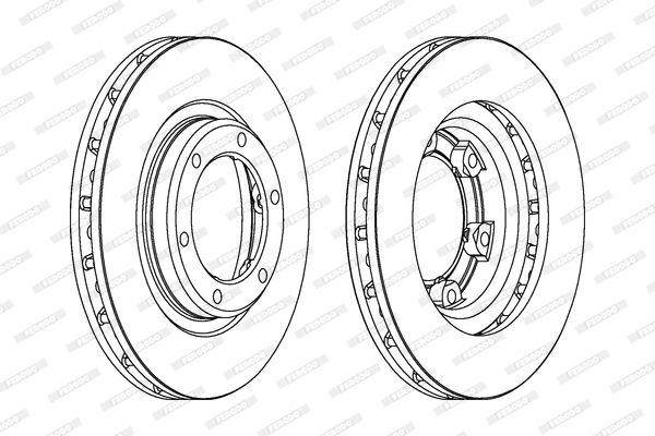 FERODO stabdžių diskas DDF769