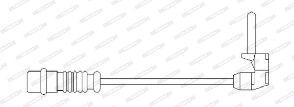 FERODO Сигнализатор, износ тормозных колодок FAI102