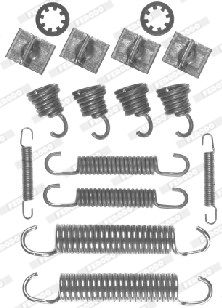 FERODO priedų komplektas, stabdžių trinkelės FBA105