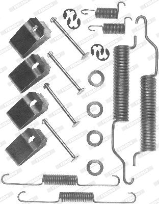 FERODO Комплектующие, тормозная колодка FBA135