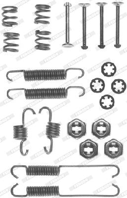 FERODO priedų komplektas, stabdžių trinkelės FBA53