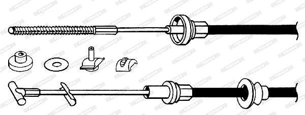 FERODO sankabos trosas FCC422653