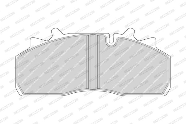 FERODO Комплект тормозных колодок, дисковый тормоз FCV1964
