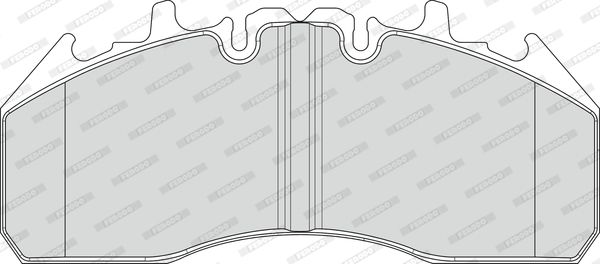 FERODO Комплект тормозных колодок, дисковый тормоз FCV1989BFE