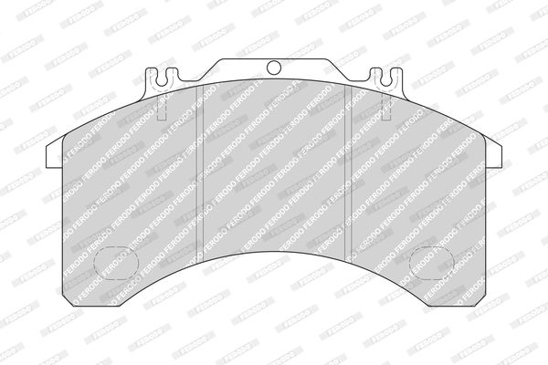 FERODO Комплект тормозных колодок, дисковый тормоз FCV770