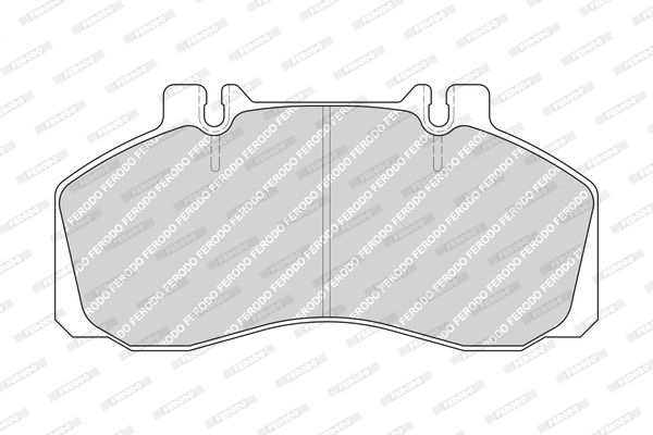 FERODO Комплект тормозных колодок, дисковый тормоз FCV879