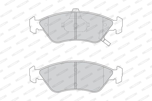 FERODO Комплект тормозных колодок, дисковый тормоз FDB1125