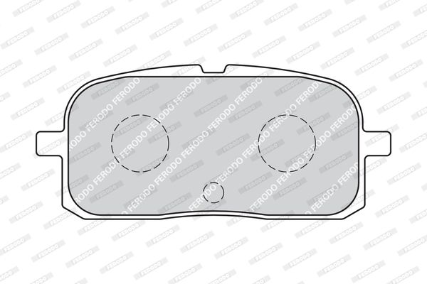 FERODO Комплект тормозных колодок, дисковый тормоз FDB1948