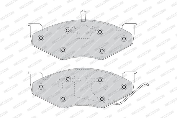 FERODO Комплект тормозных колодок, дисковый тормоз FDB978