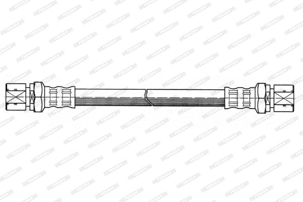 FERODO Тормозной шланг FHY2051