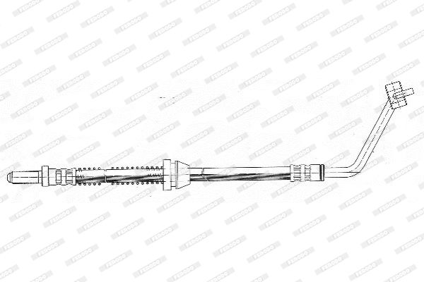 FERODO Тормозной шланг FHY2080
