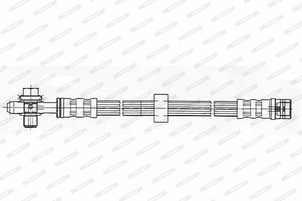 FERODO Тормозной шланг FHY2223