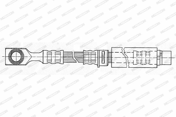 FERODO Тормозной шланг FHY2238