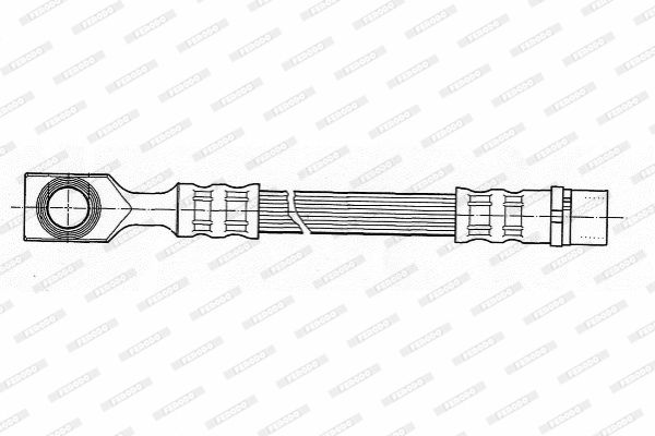 FERODO Тормозной шланг FHY2241