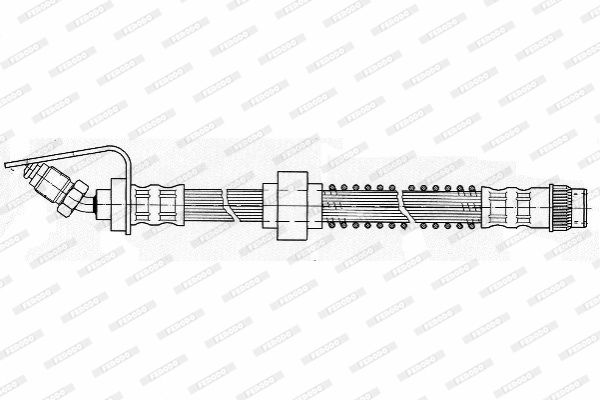 FERODO Тормозной шланг FHY2243