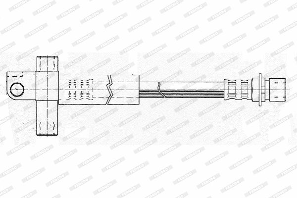 FERODO Тормозной шланг FHY2342