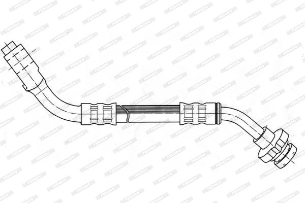 FERODO Тормозной шланг FHY2347