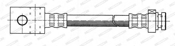 FERODO Тормозной шланг FHY2429