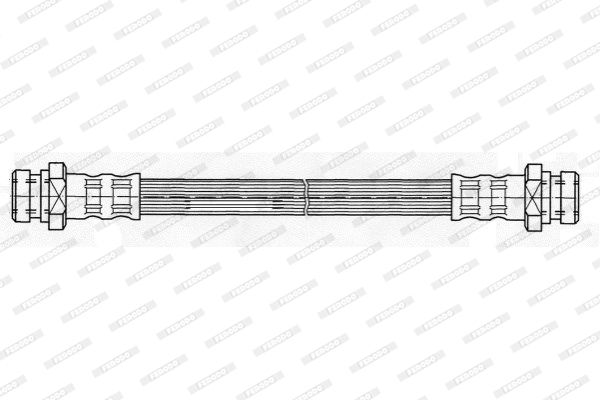 FERODO Тормозной шланг FHY2466