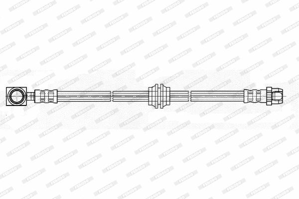 FERODO Тормозной шланг FHY2478