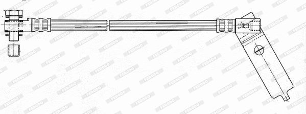 FERODO Тормозной шланг FHY2568