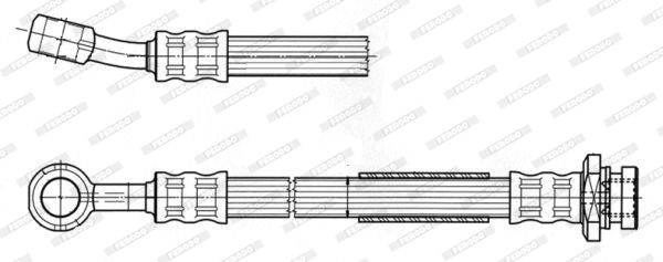 FERODO Тормозной шланг FHY2589