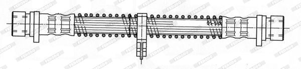 FERODO stabdžių žarnelė FHY2594