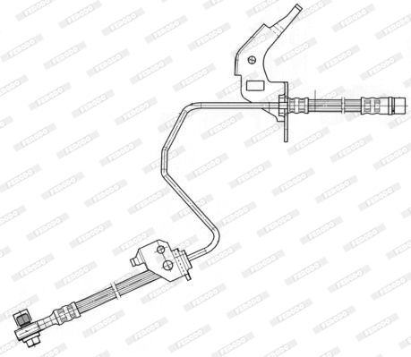 FERODO Тормозной шланг FHY2606