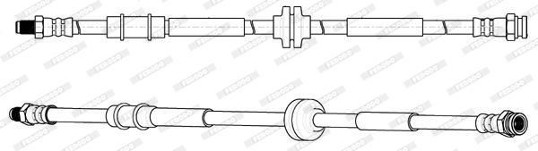 FERODO Тормозной шланг FHY2685