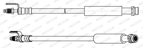 FERODO Тормозной шланг FHY2710