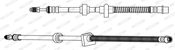 FERODO Тормозной шланг FHY2725