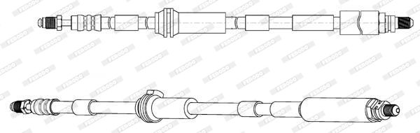 FERODO Тормозной шланг FHY2733