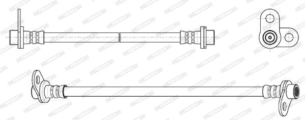 FERODO Тормозной шланг FHY2749