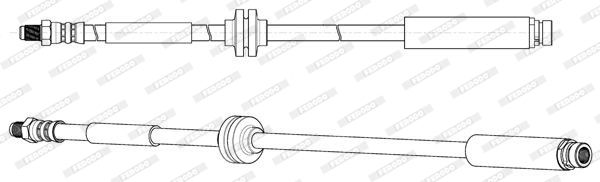 FERODO Тормозной шланг FHY2763