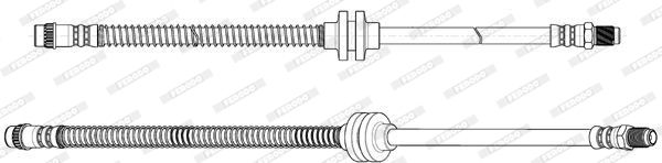 FERODO Тормозной шланг FHY2778