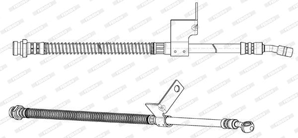 FERODO Тормозной шланг FHY2780