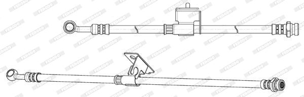 FERODO Тормозной шланг FHY2791