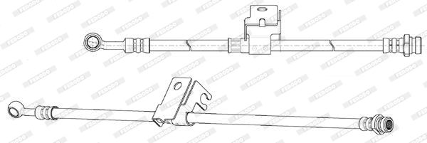 FERODO Тормозной шланг FHY2792