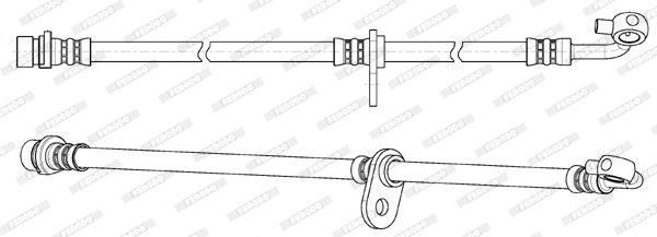 FERODO Тормозной шланг FHY2810