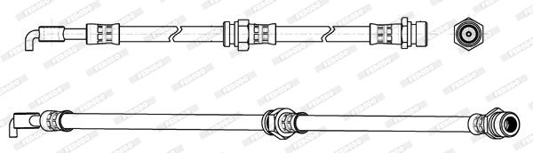 FERODO Тормозной шланг FHY2816