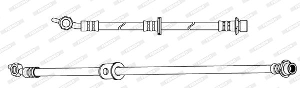 FERODO Тормозной шланг FHY2844