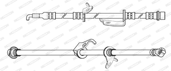 FERODO Тормозной шланг FHY2850