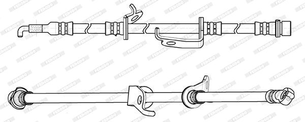 FERODO Тормозной шланг FHY2851