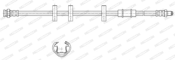 FERODO stabdžių žarnelė FHY2930